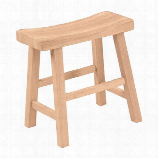 International Concepts 1s-681 18"" H Saddle Seat Stool