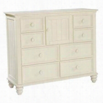 Legacy Classic Furniture 481-1500c Summer Breeze 8 Drawers Bureau Dresser With Door