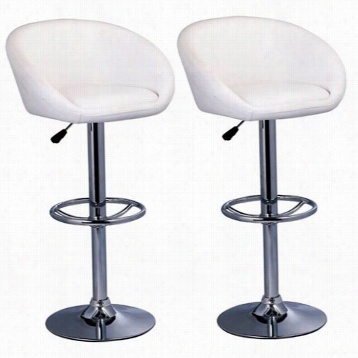 Mod Made Mm-bc-067 Tia Adjustable Bar Stool - 2 Pack