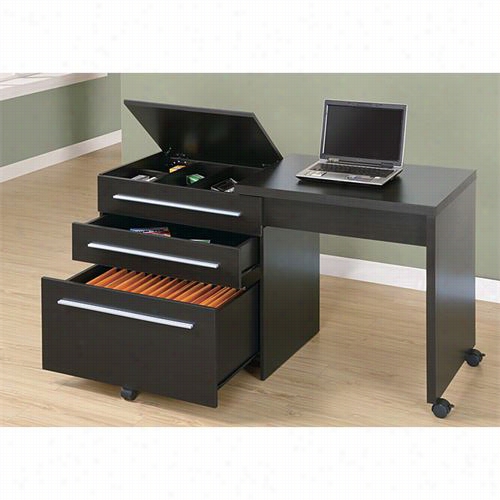 Monarch Specialties I7030 File Cabinet/desk