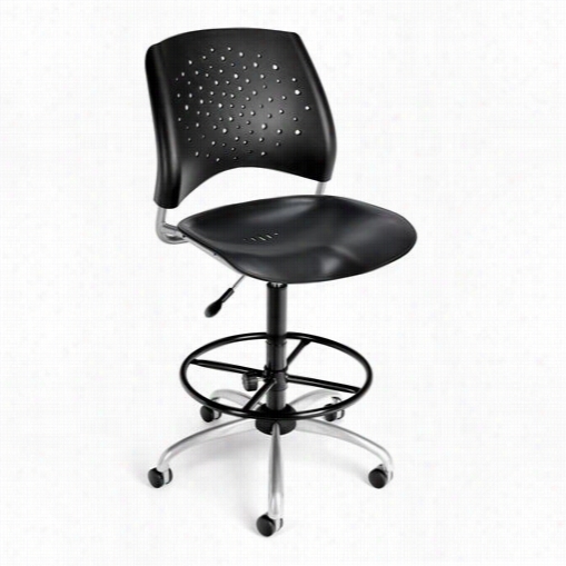 Ofm 326-p-dk Stars Swivel Plastci Chair With Drafting Kit