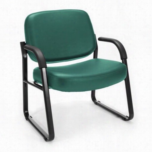 Ofm 407-vam Big And Tall Anti-microbial/anti-bacterrial Vinyl Guest/receptio N Chair With Arms