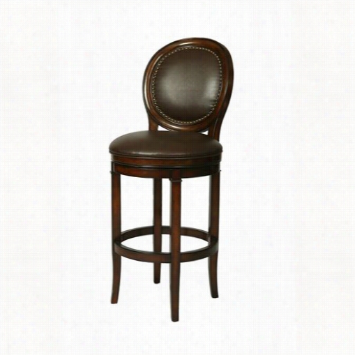 Pastel Furniture Nb-225-30-dc-985 Naples Bay 30"" ;swivel Barstool In Ditsressed Cherry