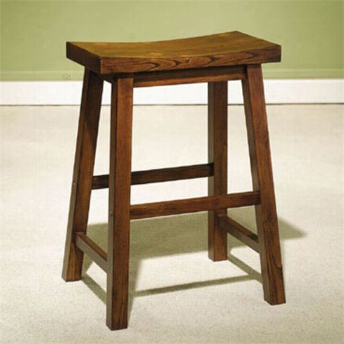 Powell Furniture 455-430 Powell Cafe 24"" Seat Height Ccounter Stool In Honey Brown