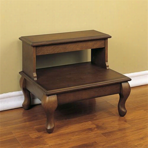 Powell Furniture 961-535 Ed Steps With Drawer In Antique Cherry