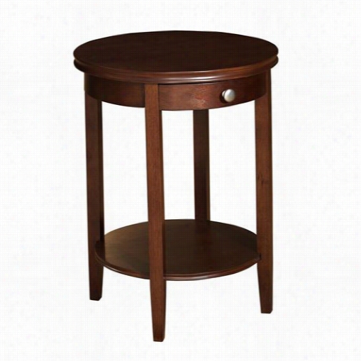 Powell Furniture 998-506 Shelburne Accent Table In Cherry