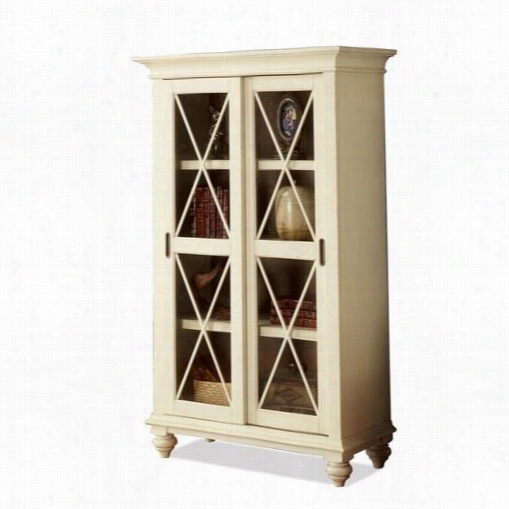 Riversidee 32537 Coventry Two Tone Sliding Door Bookcase