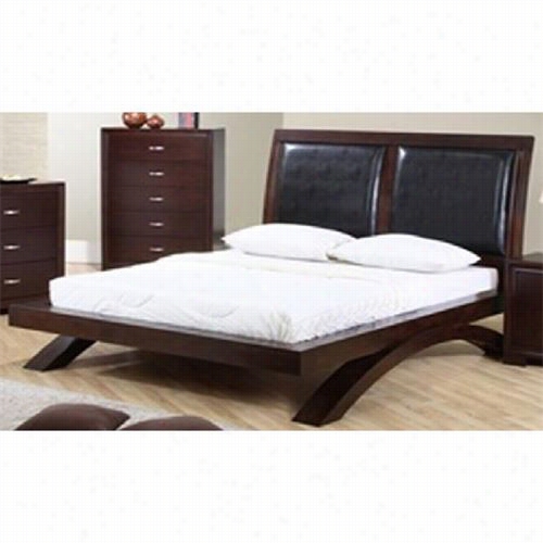 Sunset Trading Ss-rv222-q-bed Radcliff Queen Padded Headvoard Bwd In Walnut