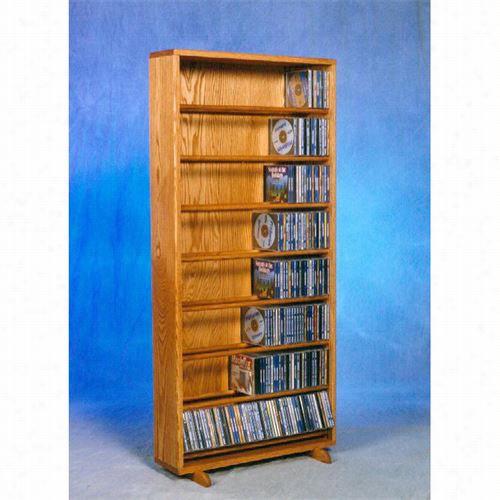 The Wood Shed 8 06-24 Solid Oak Dowrl Cabinet For Cd's