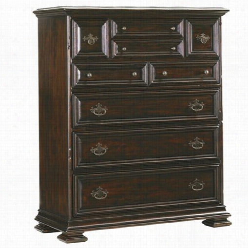Tommy Bahama 548-3-7 Island Traditions Coventry Drawer Chset In Dark Brown/windsor