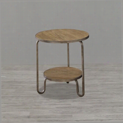 Univerrsal Furniture 414815 Moderne Muse Rou Nd End Table In Bisque