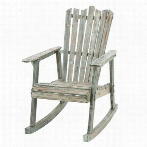 Woodlland Imports 85974 Old Look Of Long Date Fashioned Rocking Chair