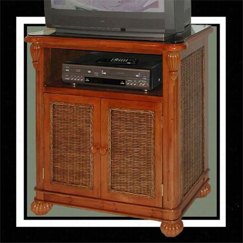 Chasco Designs 4428-tv Soho Tv Cabinet With Glass Top