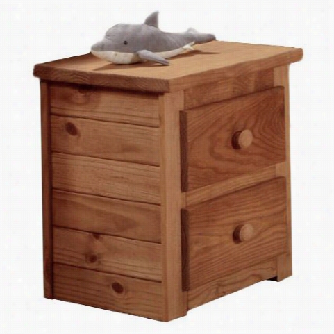 Chelsea Home Furniture 31002 2 Drawer Night Stand In Mahogany Stain