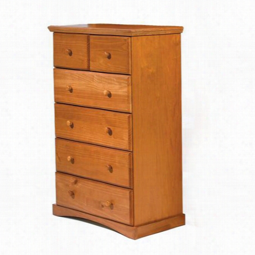 Chelsea Home Furniture 3641150 30""w  6drawer Che St In Honey