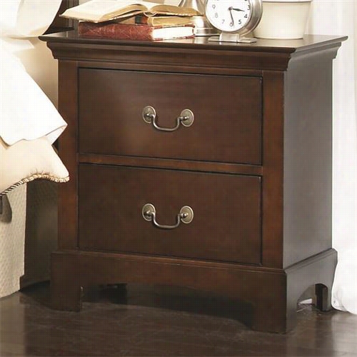 Coaster Furniture 202392 Tatiana Transitional 2 Drawers Night Stand In Espresso Brown