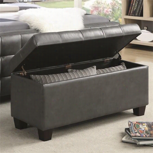 Coaster Furniture 500127 Transitional Storage Bench In Gre Y