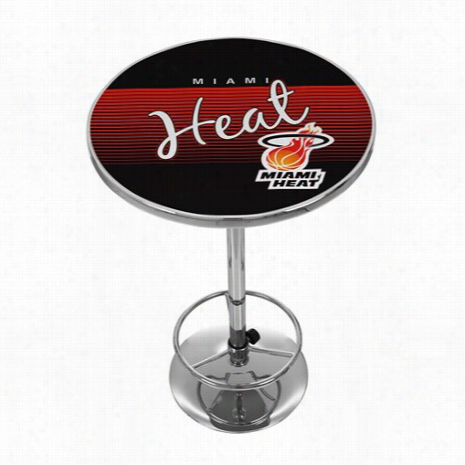 Hardwood Classics Nba Nba2000hc-mh Miami Heat Chrome Pub Food