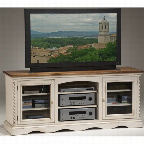 Hilllsdale Furnkture 4508-880 Wilshire Entertainmebt Console In Antique White