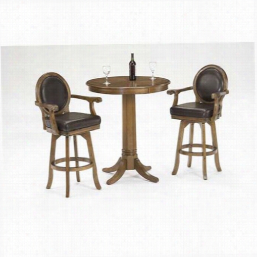 Hillsdale Furniture 6125ptbs Warrington 3 Piece Pub Set