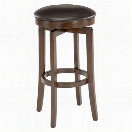 Hillsdale Furniture 63454-830 O'shea Backl Ess Swivel Barstool In Brown Cherry