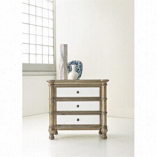 Hooker Furniture 638-90901 Melange Montage  Bedside  Chest In Gold