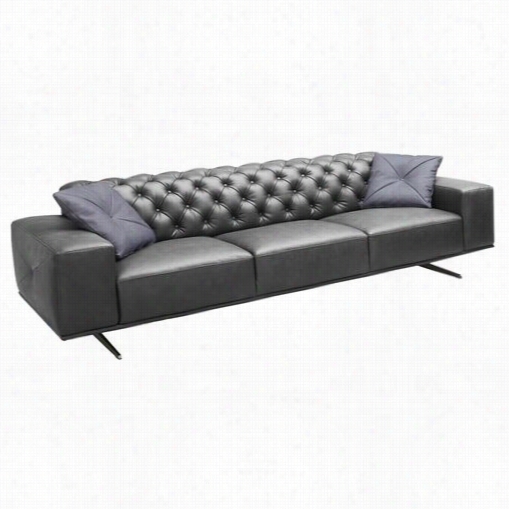 J&m Furniture 17093 Othrllo Italian Leather Sofa