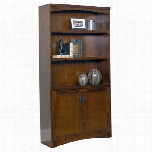 Kathy Ireland Home By Martn Mo36 70d Californiab Ungalow Bookcase Wwith Lower Doors