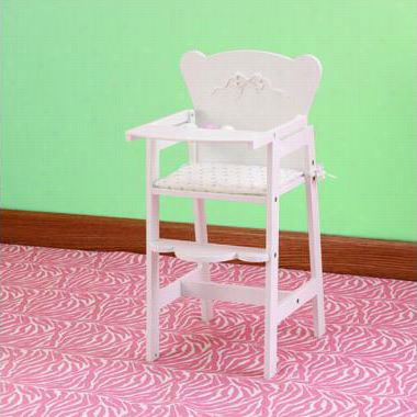 Kidkraft 611111 Tiffany  Bow Llil' Doll High Chair