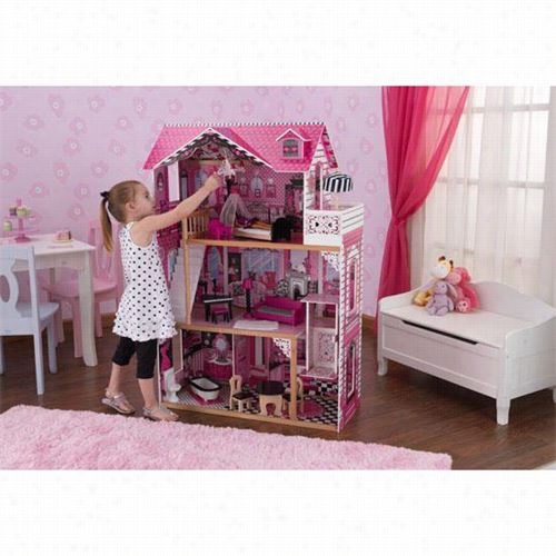 Kidkraft 65093 Amelia Dollhouse With Furniture