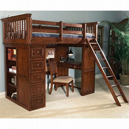 Legacy Classic Furniture 490-8107k American Spirit Complete Loft Bed Witn Chair