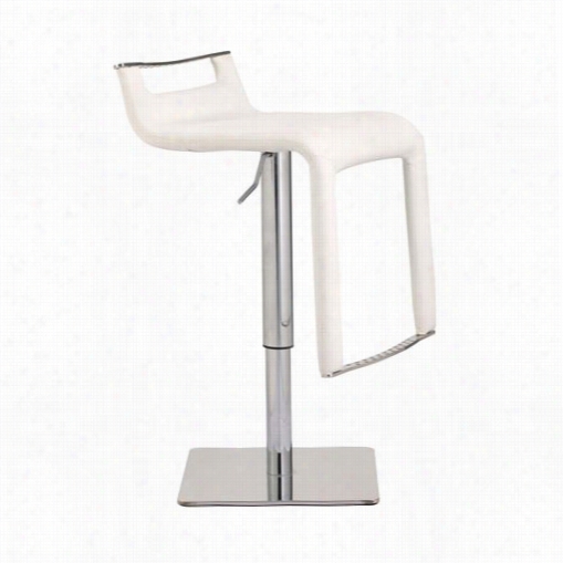 Mobital Diablo-s Instrument Diablo Hydraulic Stool In Grey Leatherette