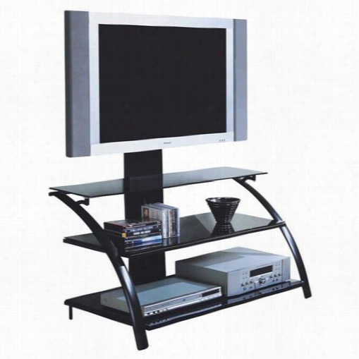 Monarch Specialties I2046 42""l Tv Stand In Black With Racket