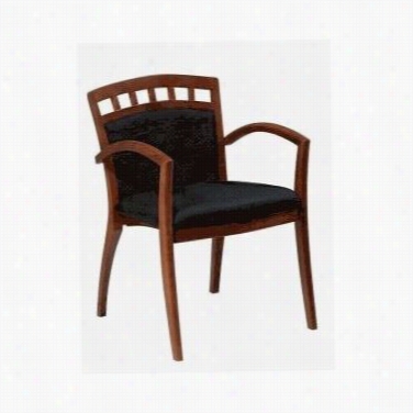 Osp Edsigns Men-942 Mendocino Leg Chair With Upholstered Back In Satin Cehrry - 2 Pack