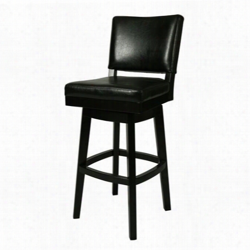 Pastel Furniture Rc-219 Richfield 26"; " Swivel Barstool In Feher Black