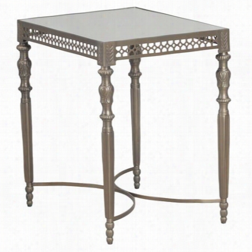 Powell Furniture 1bo7094 Bombay Monacco Side Table In Antique Assurance