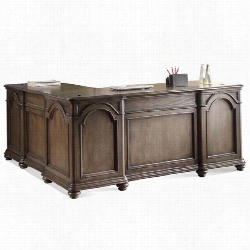 Riverside 15832 Belmeade L-desk Adn Rethrn