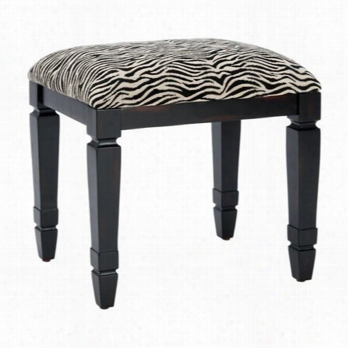 Safavieha Mh4035a Gertie Small Bench In Black/zebra