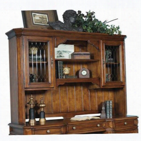 Samuel Lawrence 4455-916 Madison Computer Hutch In Traditional Cherry