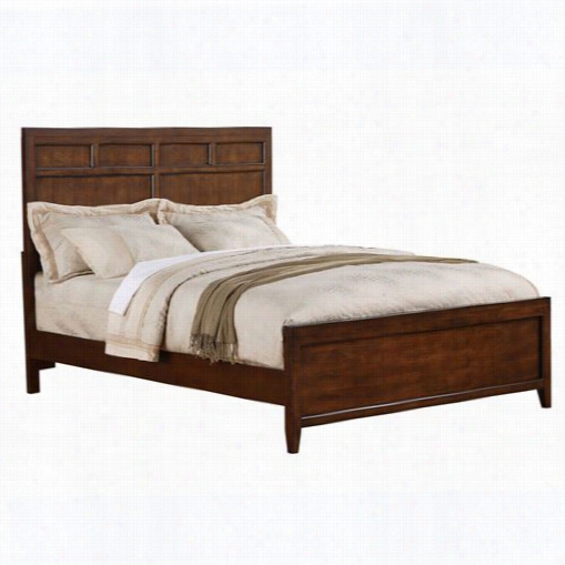 Samuel Lawrence 8280-207-8280-271-8280-400 Sld Bayfield King Panel Bed In Medium Brown