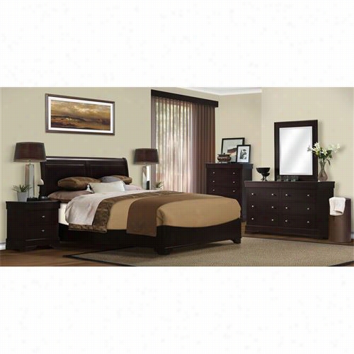 Serta Dream Convertible Ss3-syd-4qn-set Sydney 4 Piece Queen Bed Bedroom Set