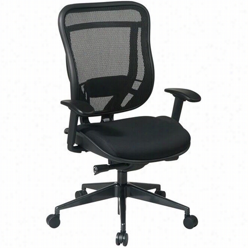 Spqce Seatin 818-31g9c18p 818 Series Executive Eminent Back Black Office Cahir