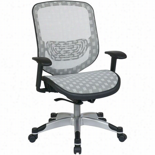 While Seating 829-r11c628p 829 Series White Duraflexoffice Chair With Platinum Base