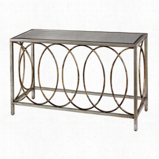 Sterlingi Ndustries 114-96 Rigs Console Table With Mirrored Top