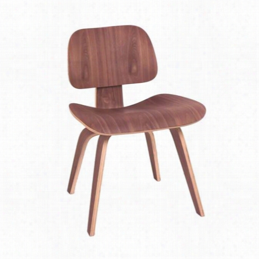 Stilnovo Fec8504 Charleslounge Chair In Walnut