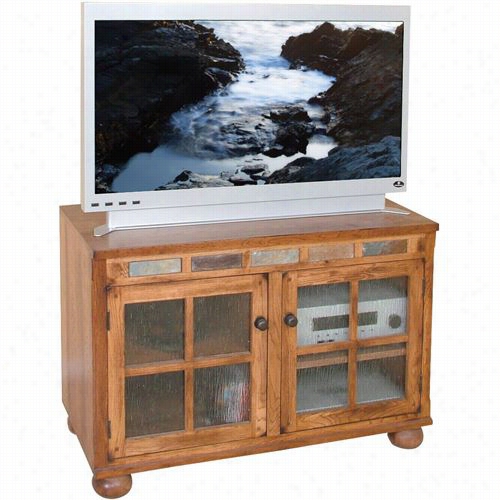 Sunny Designs 2753ro Sedona 27-12"" Tv Console In Rustic Oak