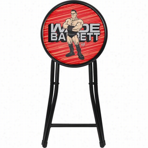 Tra Demark Home Wwe1800-wb-k Wwe Kids Wade Barrett 18"" Folding Stool