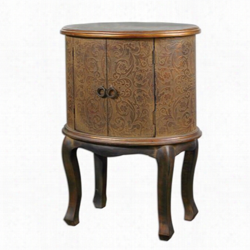 Uttermost 24241 Ascencion Accent Table In Rust Brown