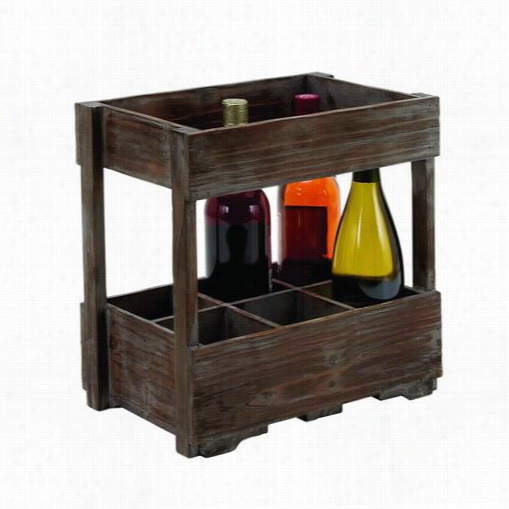 Wodland Imports 50217 Designed Wood Wine Rack For Classic And Unique