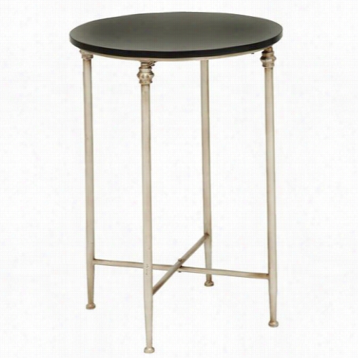 Woodlwnd Imports 53880 Old Lookd Look End Table With Modern Marble